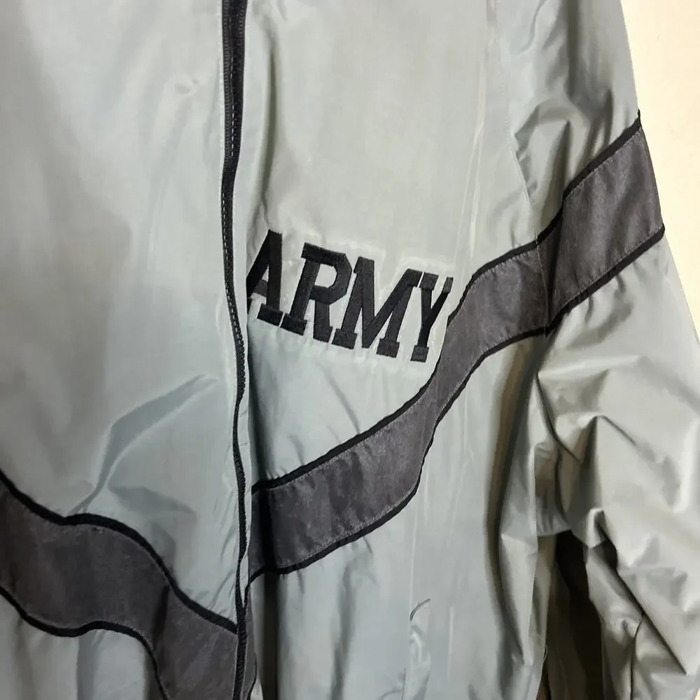 Army PFU Jacket Gray Embroidered Mesh Vented Military Bomber Jacket XL/regular
